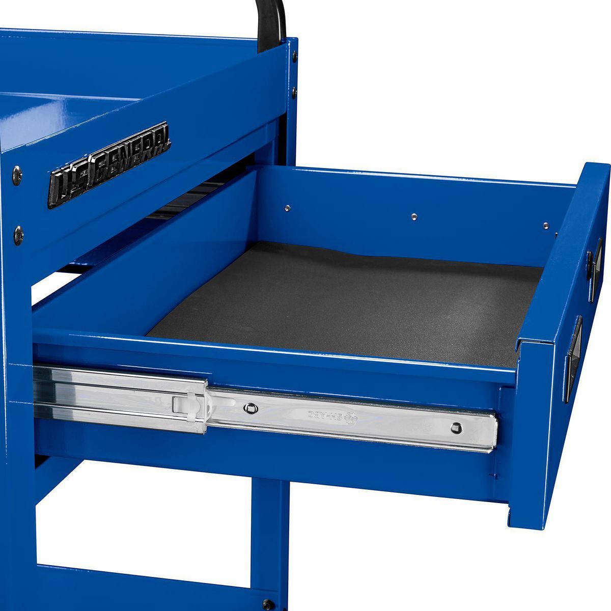U.S. GENERAL 30 in., 1-Drawer Service Cart, Blue9