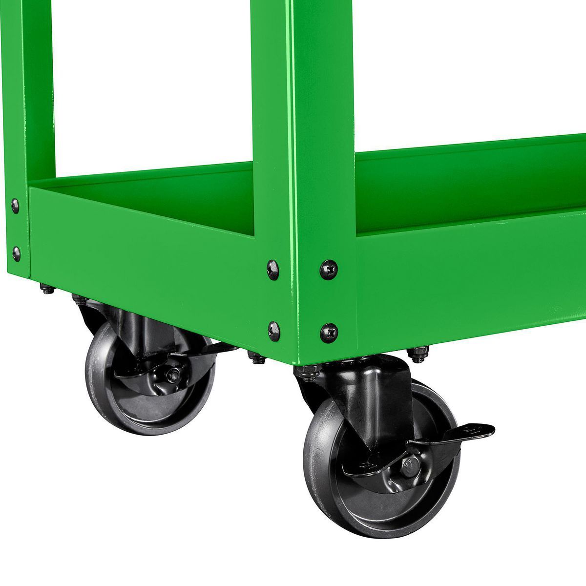 U.S. GENERAL 30 in., 1-Drawer Service Cart, Green11