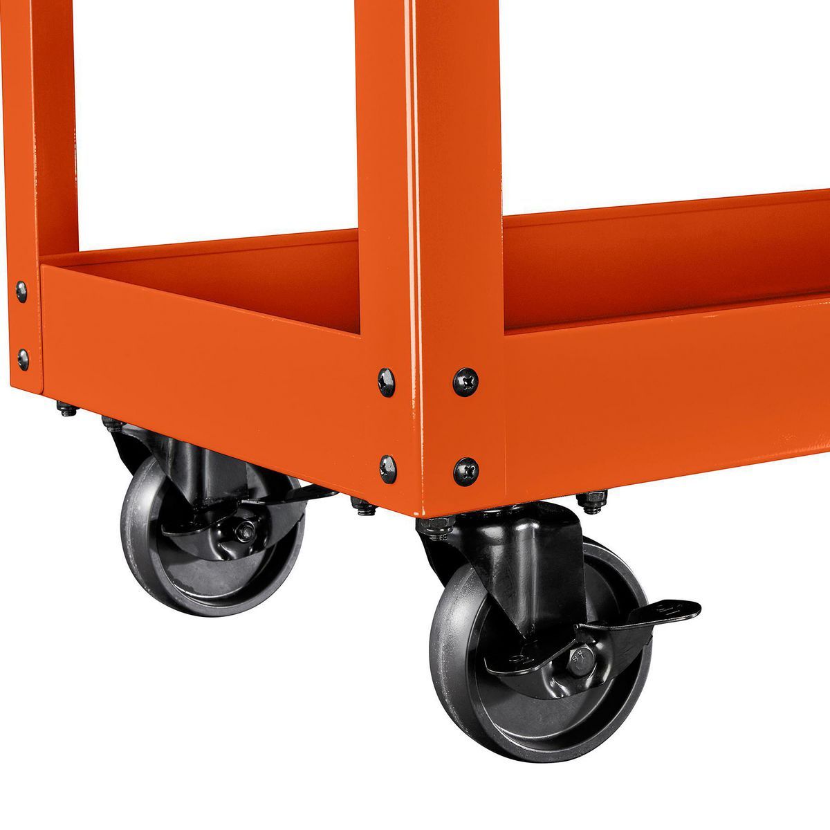 U.S. GENERAL 30 in., 1-Drawer Service Cart, Orange11