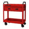 U.S. GENERAL 30 in., 1-Drawer Service Cart, Red