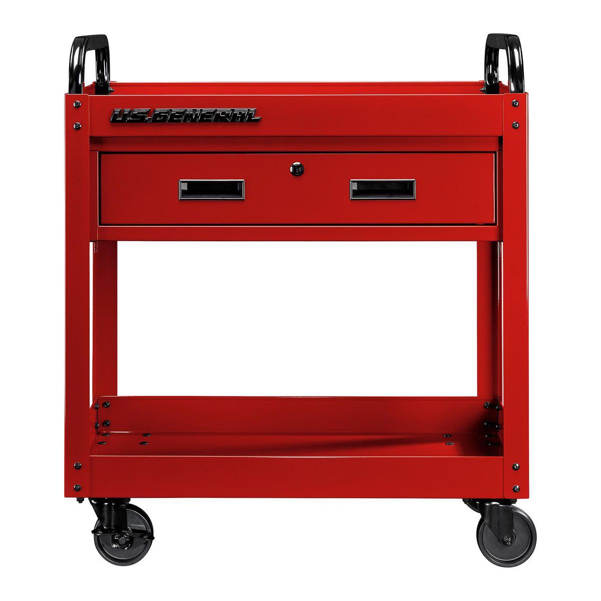 U.S. GENERAL 30 in., 1-Drawer Service Cart, Red6