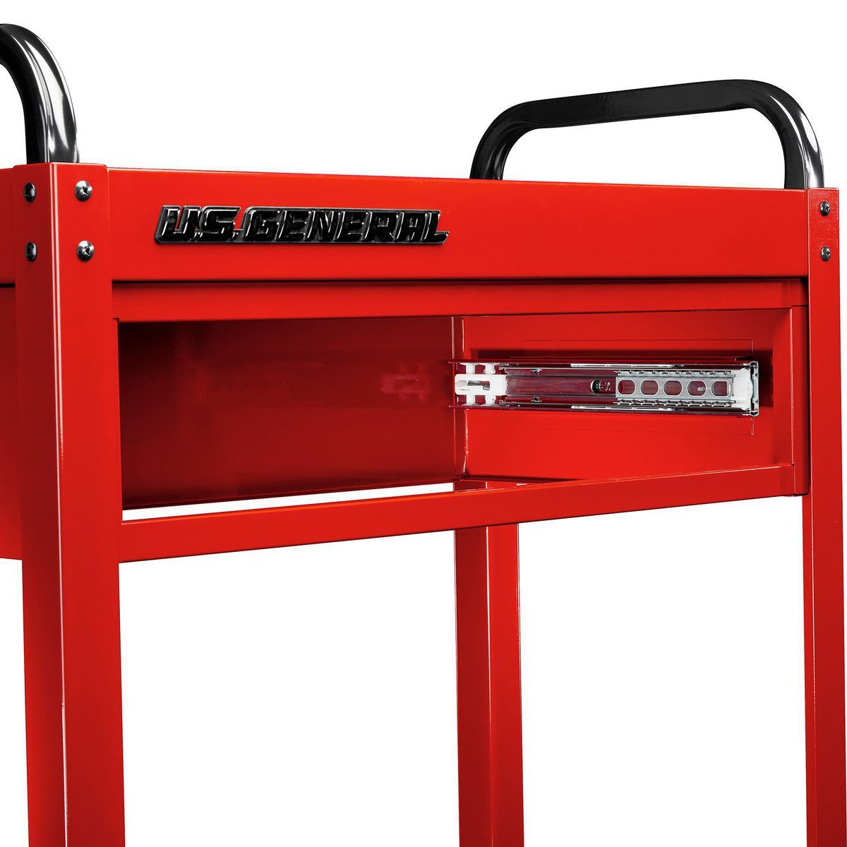 U.S. GENERAL 30 in., 1-Drawer Service Cart, Red9