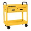 U.S. GENERAL 30 in., 1-Drawer Service Cart, Yellow