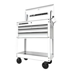U.S. GENERAL 30 in. 4-Drawer Tech Cart, White