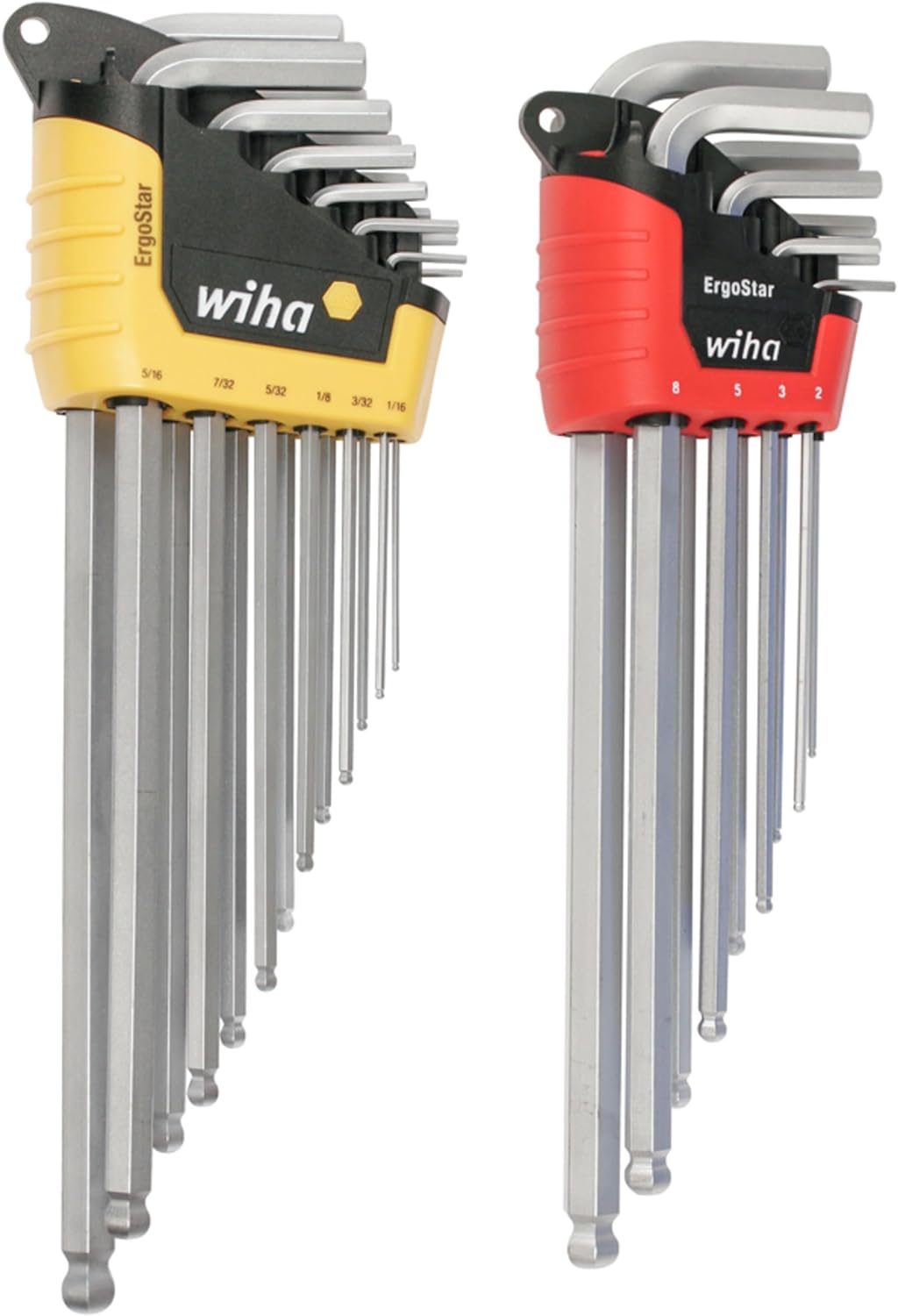 WIHA 66982 ErgoStar Ball End Hex L-Key, Inch and Metric, 22-Piece WIHA 66982 ErgoStar Ball End Hex L-Key, Inch and Metric, 22-Piece