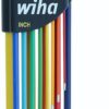 Wiha 13 Piece Ball End Color Coded Hex L-Key Set - Inch