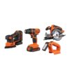 BLACK+DECKER BD4KITCDCMSL 20-volt Max 4-Tool Power Tool Combo Kit (2-Batteries Included and Charger Included)
