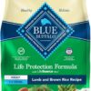 Blue Buffalo Life Protection Formula Adult Dry Dog Food, Helps Build and Maintain Strong Muscles, Made with Natural Ingredients, Lamb & Brown Rice Recipe, 30-lb. Bag