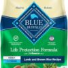Blue Buffalo Life Protection Formula Adult Dry Dog Food, Helps Build and Maintain Strong Muscles, Made with Natural Ingredients, Lamb & Brown Rice Recipe, 34-lb. Bag