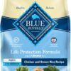 Blue Buffalo Life Protection Formula Puppy Dry Dog Food with DHA and ARA, Made with Natural Ingredients, Chicken & Brown Rice Recipe, 34-lb Bag