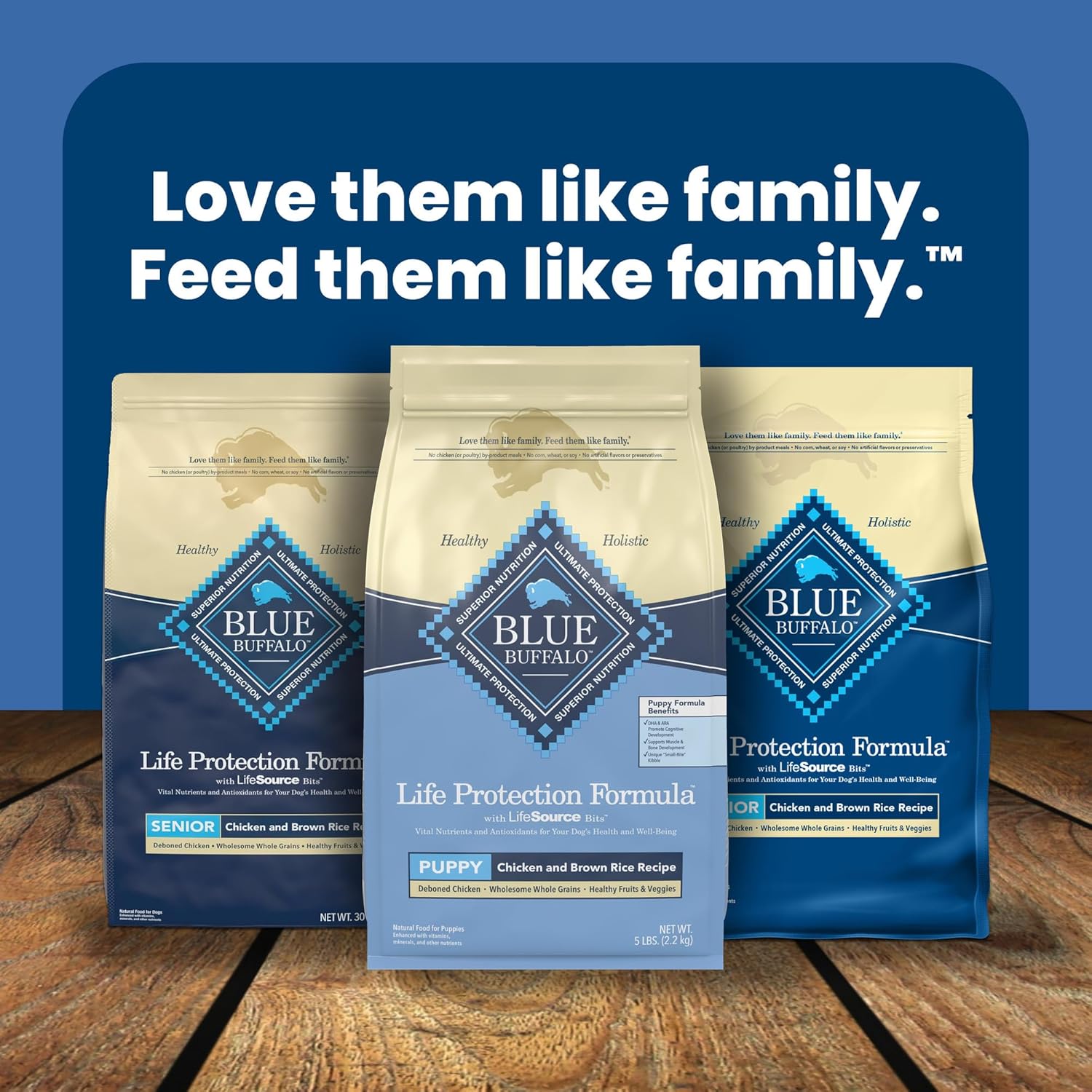 Blue Buffalo Life Protection Formula Puppy Dry Dog Food with DHA and ARA, Made with Natural Ingredients, Chicken & Brown Rice Recipe, 34-lb Bag0