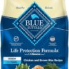 Blue Buffalo Life Protection Formula Senior Dry Dog Food, Supports Joint Health and Mobility, Made with Natural Ingredients, Chicken & Brown Rice Recipe, 15-lb. Bag
