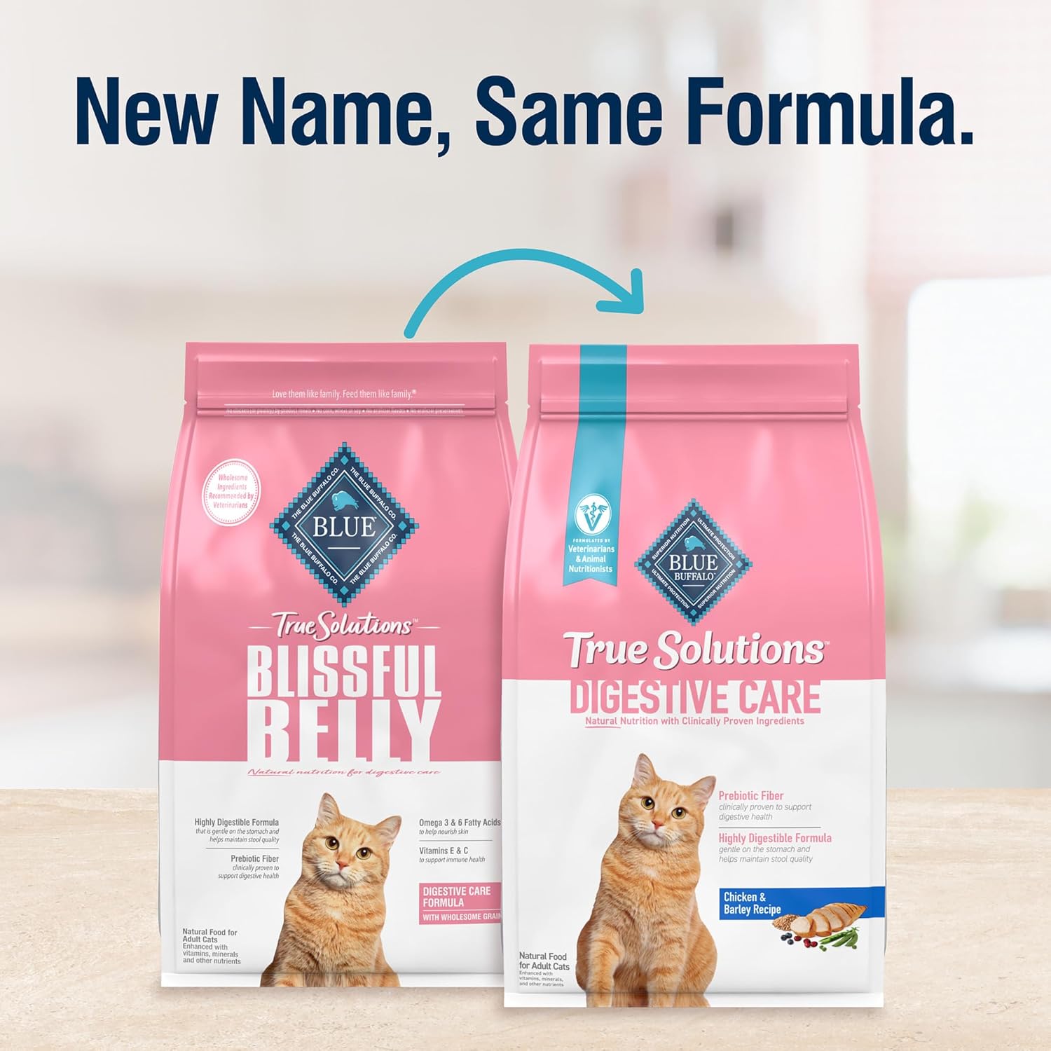 Blue Buffalo True Solutions Digestive Care Natural Dry Cat Food for Adult Cats, Chicken, 11-lb. Bag1