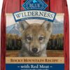 Blue Buffalo Wilderness High-Protein Rocky Mountain Recipe Dry Food for Puppies, Red Meat & Grains, 4.5-lb. Bag