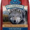 Blue Buffalo Wilderness Rocky Mountain Recipe High-Protein Large Breed Adult Dry Dog Food, Made in the USA with Natural Ingredients Plus Wholesome Grains, Red Meat, 24-lb. Bag