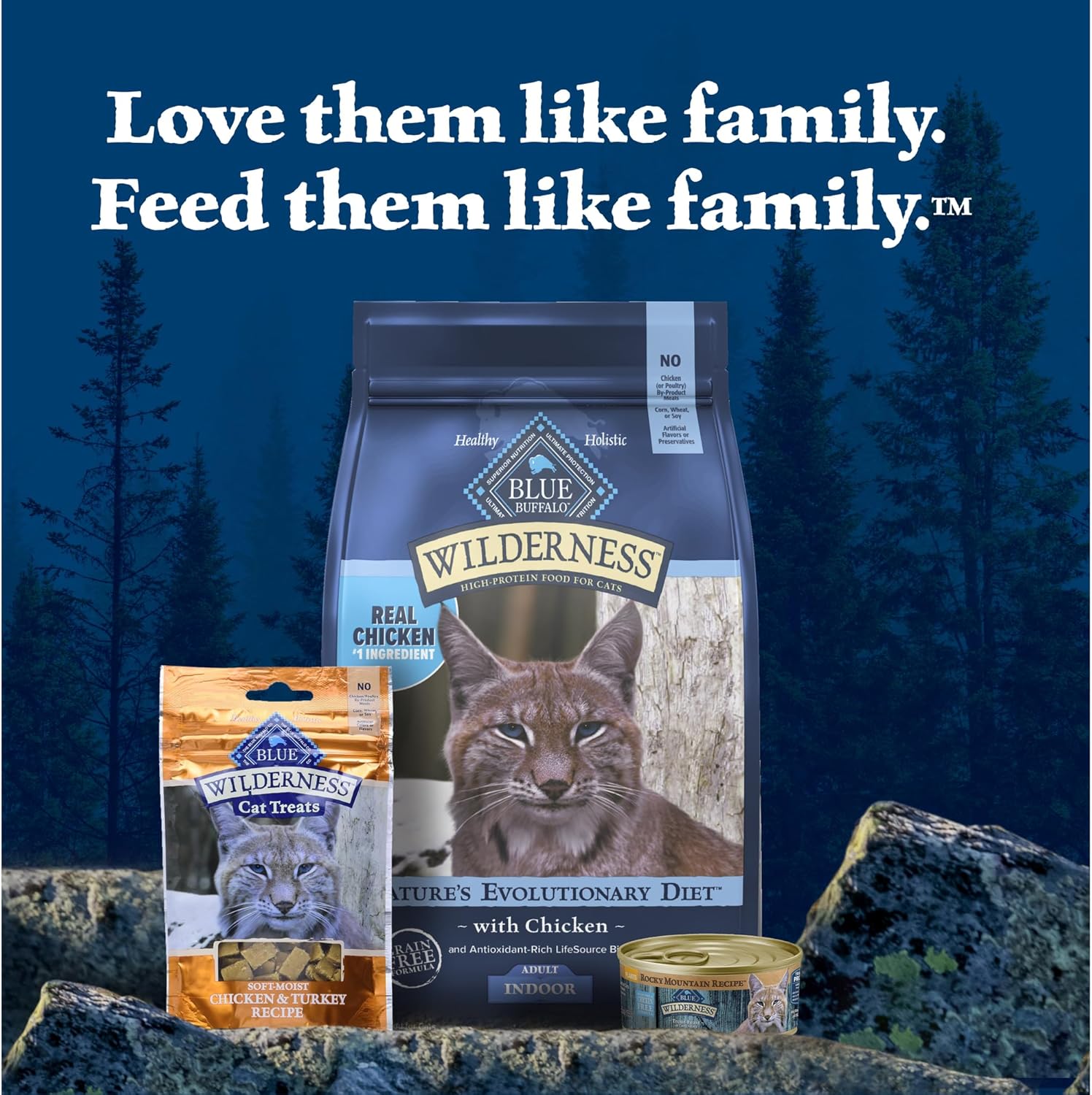 Blue Buffalo Wilderness Rocky Mountain Recipe Natural High Protein Wet Food for Adult Cats, Trout in Tasty Gravy, 5.5-oz cans, Pack of 2411