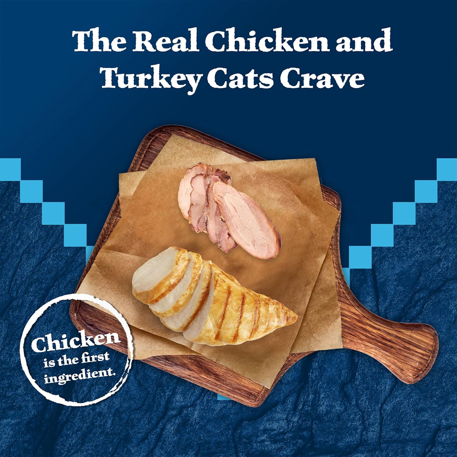 Blue Buffalo Wilderness Wild Delights Meaty Morsels Wet Cat Food, High-Protein & Grain-Free, Made with Natural Ingredients, Chicken & Turkey Recipe in Tasty Gravy, 3-oz. Cans (24 Count)2