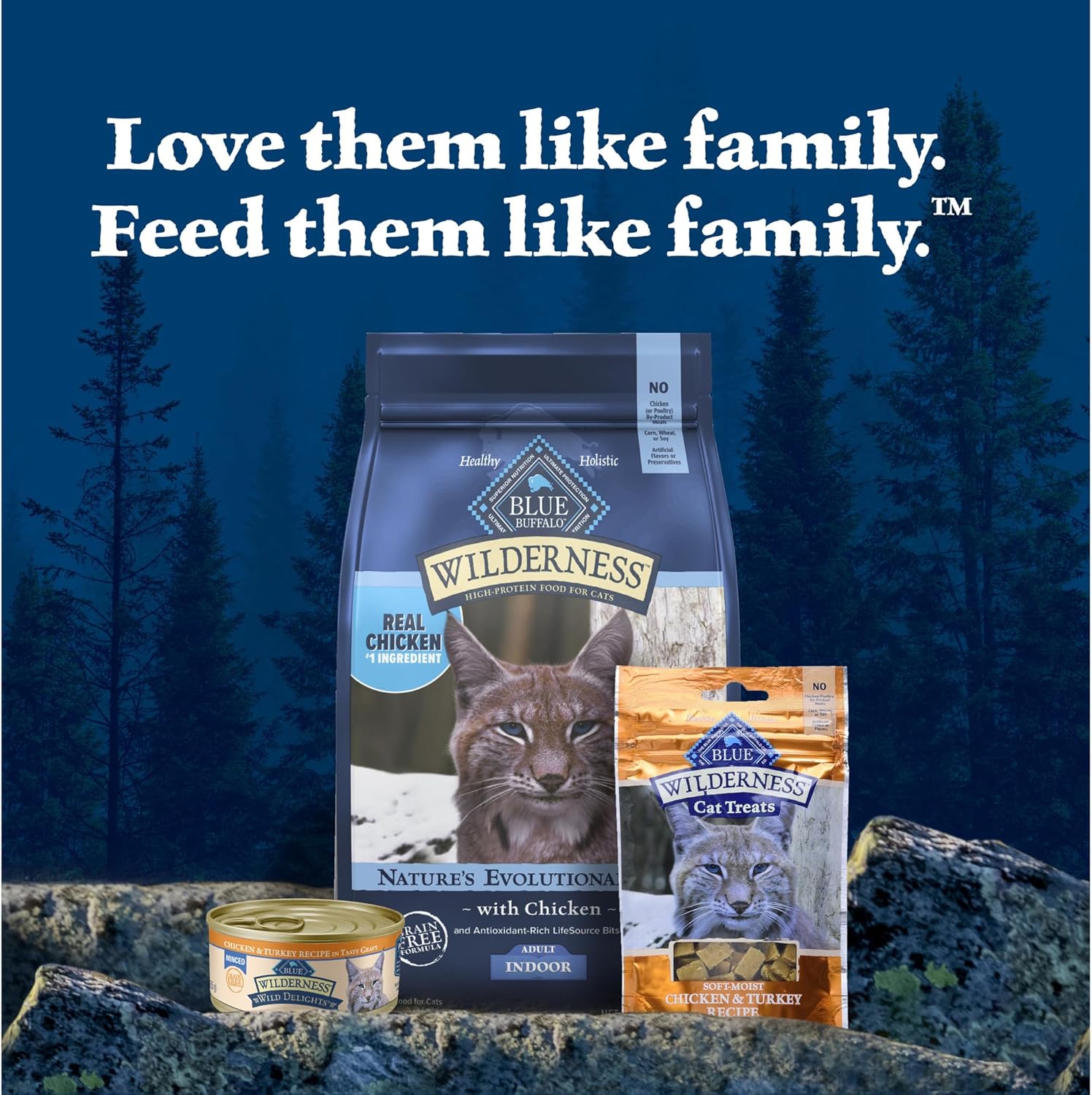Blue Buffalo Wilderness Wild Delights Minced Natural Wet Cat Food, Chicken & Turkey in Tasty Gravy, 5.5-oz. Cans, 24-Pack11