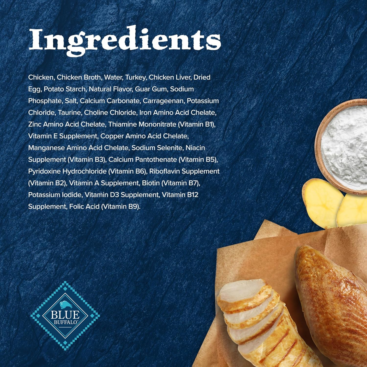 Blue Buffalo Wilderness Wild Delights Minced Natural Wet Cat Food, Chicken & Turkey in Tasty Gravy, 5.5-oz. Cans, 24-Pack6