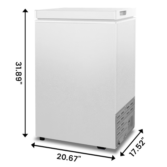 COWSAR 2.8-Cu. Feet Garage Ready Manual Defrost Chest Freezer ( White ) LSD58CF80W-_11zon