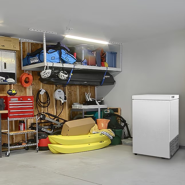 COWSAR 2.8-Cu. Feet Garage Ready Manual Defrost Chest Freezer ( White ) LSD58CF80W9_11zon