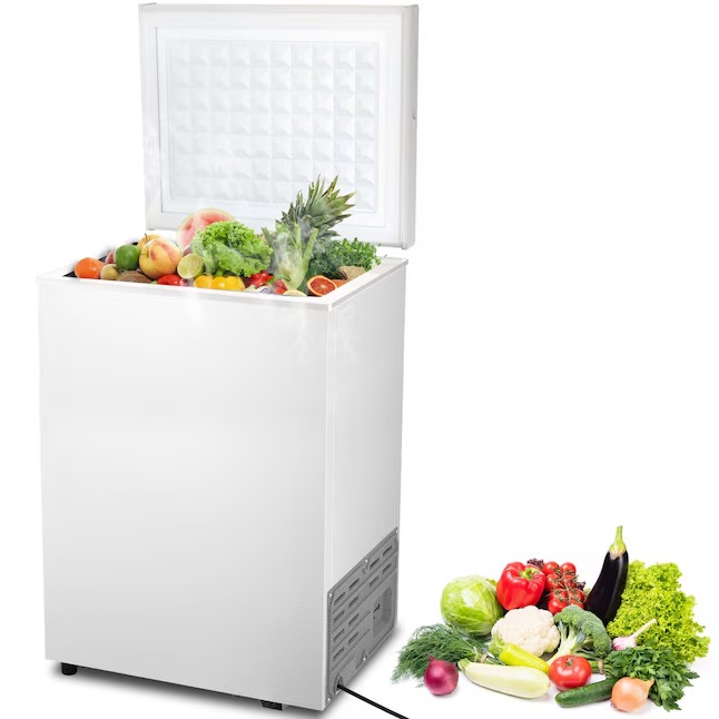 COWSAR 2.8-Cu. Feet Garage Ready Manual Defrost Chest Freezer ( White )_11zon