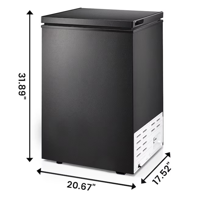 COWSAR LSD58CF80B 2.8-Cu. Feet Garage Ready Manual Defrost Chest Freezer ( Black )11_11zon