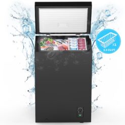 COWSAR LSD58CF97B 3.5-Cu. Feet Garage Ready Manual Defrost Chest Freezer ( Black )