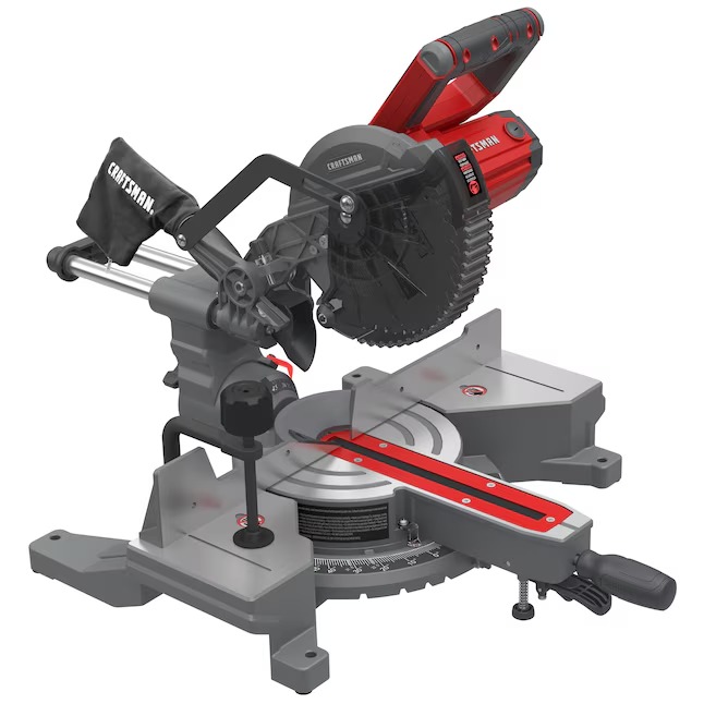 CRAFTSMAN 7-1 4-in 9-Amps Single Bevel Sliding Compound Corded Miter Saw (CMXEMAX69434504)_11zon CRAFTSMAN 7-1/4-in 9-Amps Single Bevel Sliding Compound Corded Miter Saw (CMXEMAX69434504)