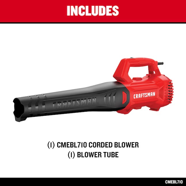 CRAFTSMAN CMEBL710 450-CFM 140-MPH Corded Electric Handheld Leaf Blower1_11zon
