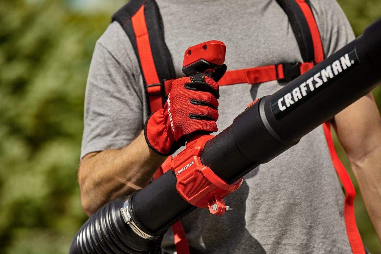 CRAFTSMAN Gas Powered Backpack Leaf Blower, Lightweight Backpack Blower, 220MPH, 51cc, 2-Cycle (CMXGAAMR51BP)7