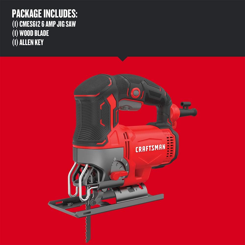 CRAFTSMAN Jig Saw, 6.0-Amp, Corded (CMES612)3