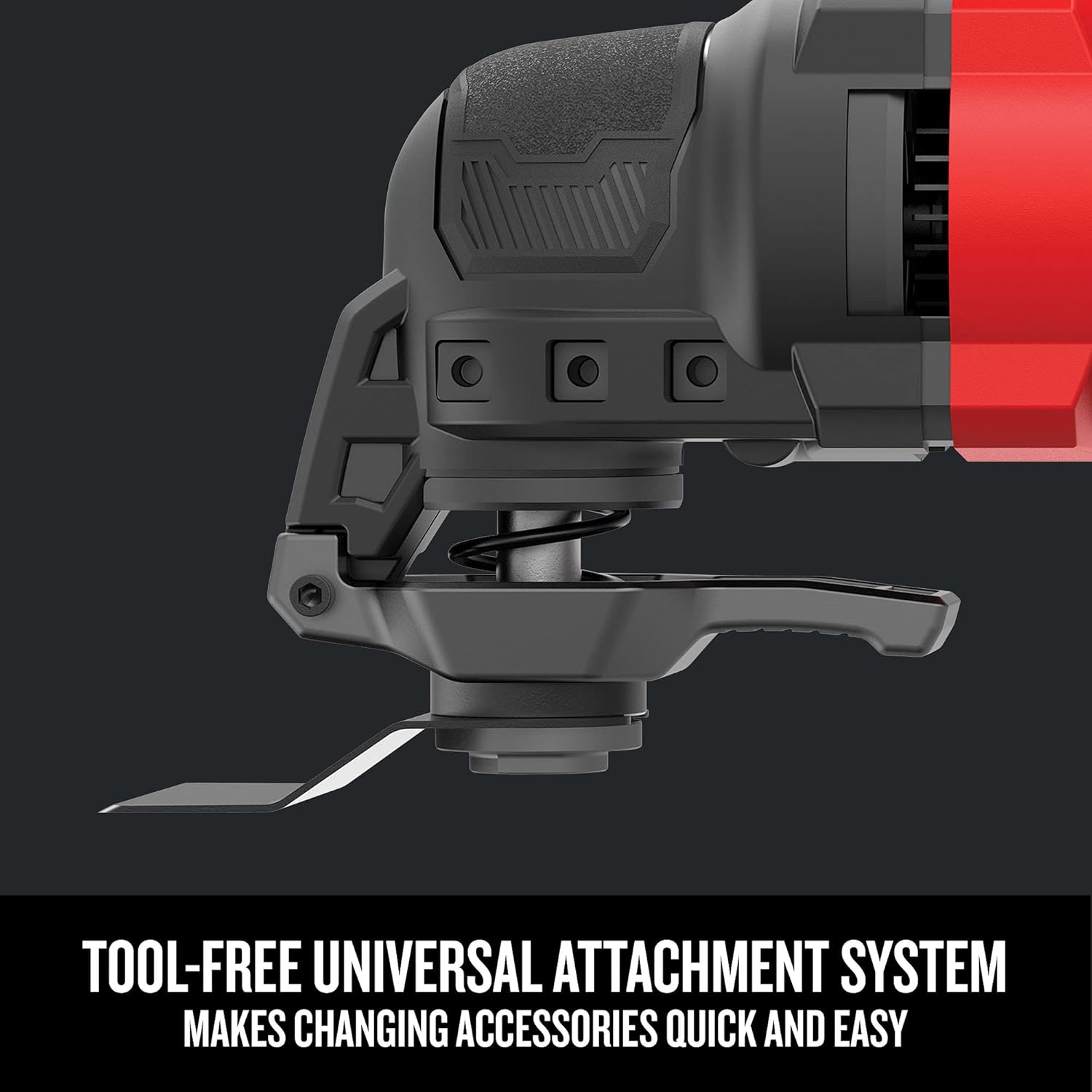 CRAFTSMAN Oscillating Tool, 3-Amp, Includes Universal Tool-free Accessory System, Blades, Sandpaper and Tool Bag, Corded (CMEW401)6