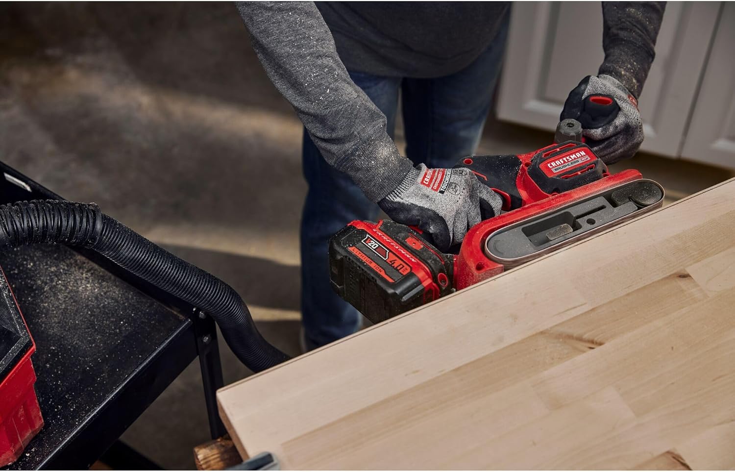 CRAFTSMAN V20 Brushless Rp Belt Sander (CMCW223B)0