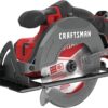 CRAFTSMAN V20 Cordless Circular Saw Kit, 6-1 2 inch, Battery and Charger Included (CMCS500M1)