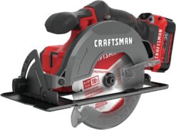 CRAFTSMAN V20 Cordless Circular Saw Kit, 6-1 2 inch, Battery and Charger Included (CMCS500M1)