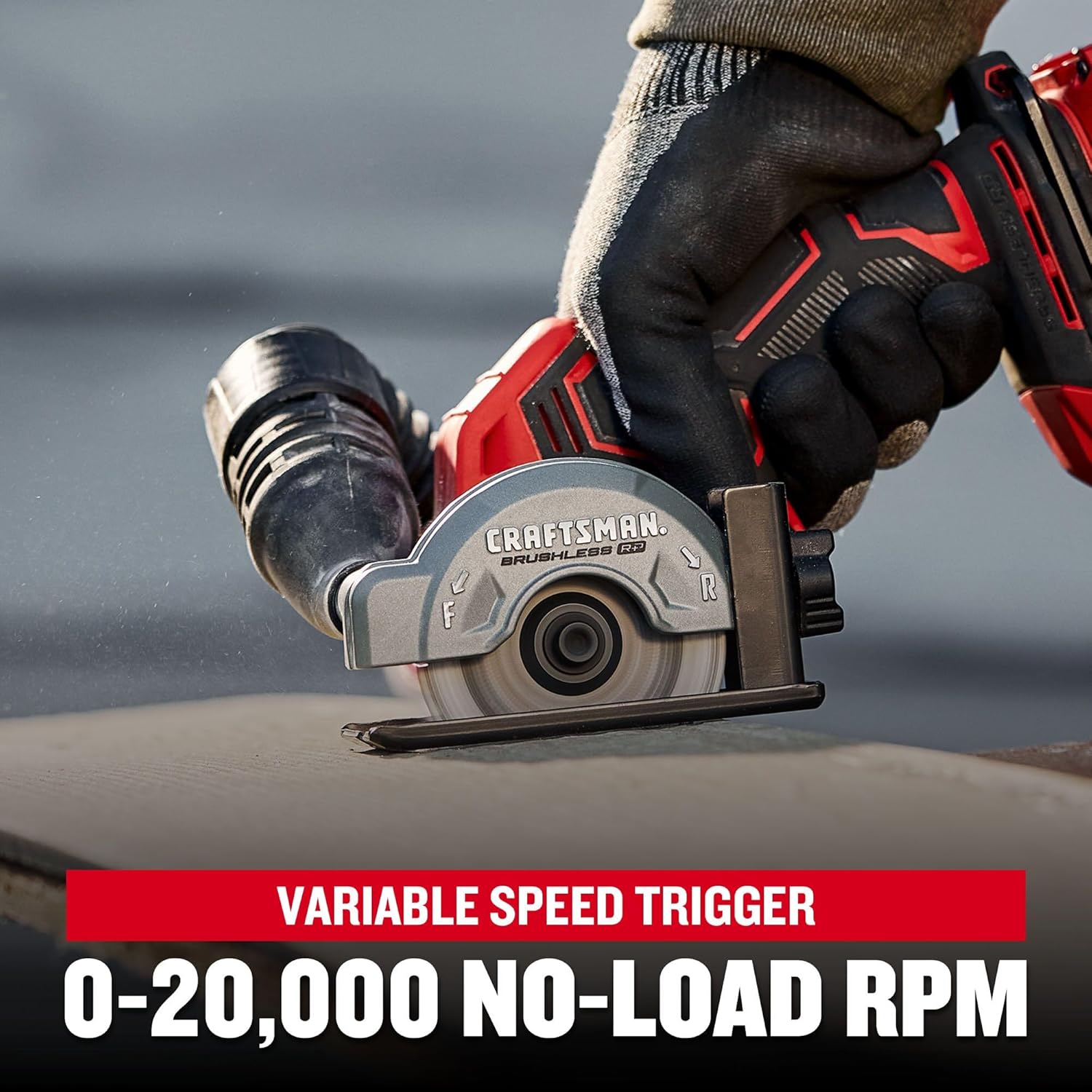CRAFTSMAN V20 Cordless Cut-Off Tool, Brushless RP, 3 Inch, Small Circular Saw, Bare Tool Only (CMCM300B)6