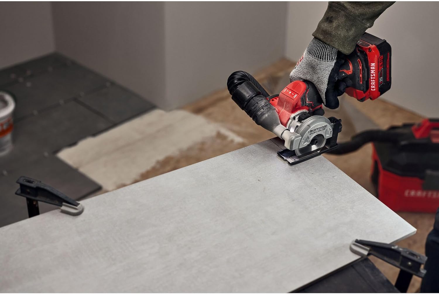 CRAFTSMAN V20 Cordless Cut-Off Tool, Brushless RP, 3 Inch, Small Circular Saw, Bare Tool Only (CMCM300B)9