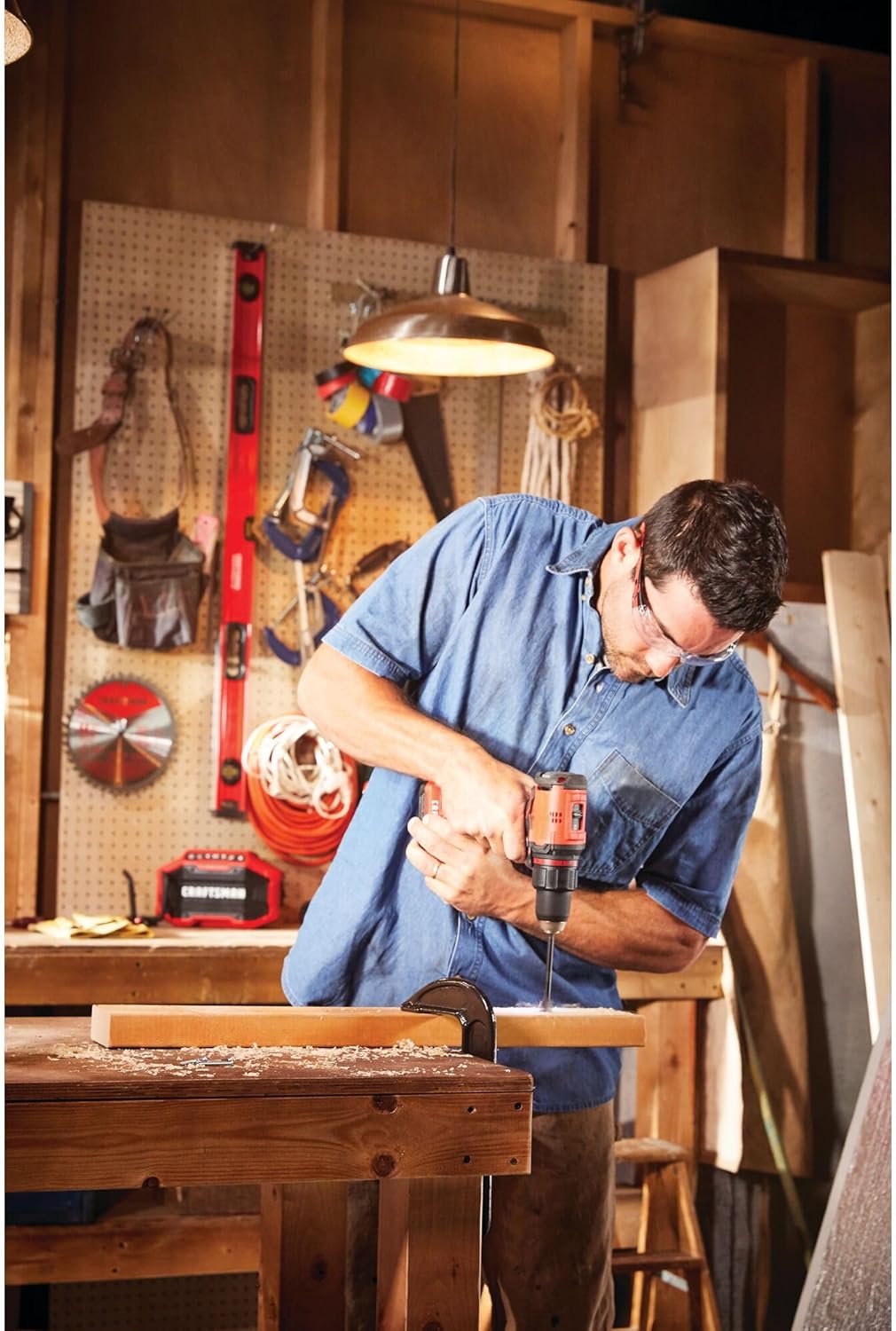 CRAFTSMAN V20 Cordless Drill Driver Kit, 1 2 inch, Battery and Charger Included (CMCD710C1)9