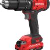 CRAFTSMAN V20 Cordless Hammer Drill, 1/2 inch, Battery & Charger Included (CMCD711D1)