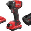 CRAFTSMAN V20 Cordless Impact Driver, 1/4 inch, Battery and Charger Included (CMCF813C2)