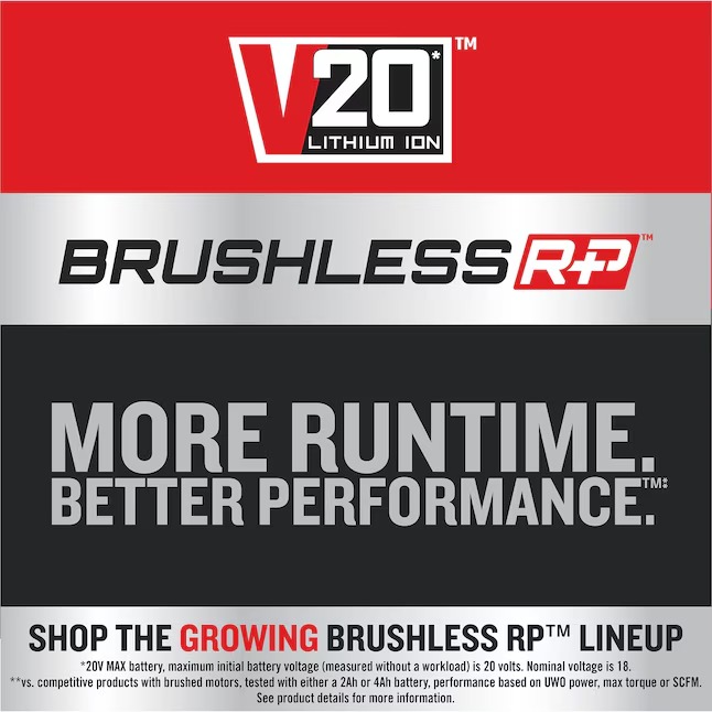 CRAFTSMAN V20 RP 20-volt Max Lithium Ion (li-ion) Collated Fastener Brushless Screw Gun (Charger Not Included)0_11zon