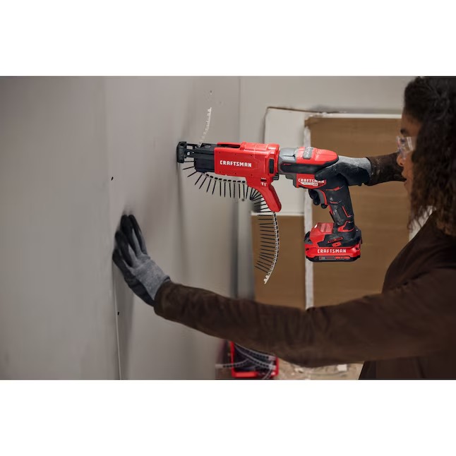 CRAFTSMAN V20 RP 20-volt Max Lithium Ion (li-ion) Collated Fastener Brushless Screw Gun (Charger Not Included)22_11zon