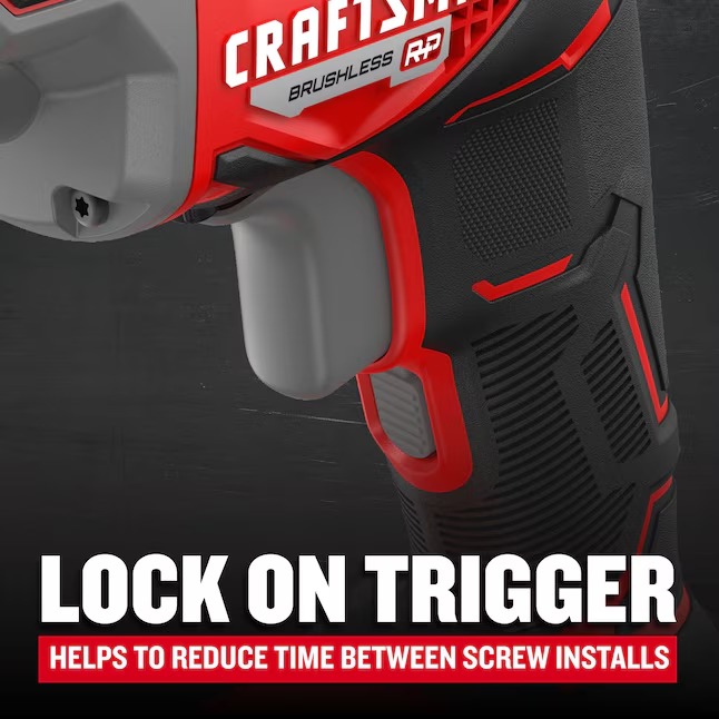 CRAFTSMAN V20 RP 20-volt Max Lithium Ion (li-ion) Collated Fastener Brushless Screw Gun (Charger Not Included)3_11zon