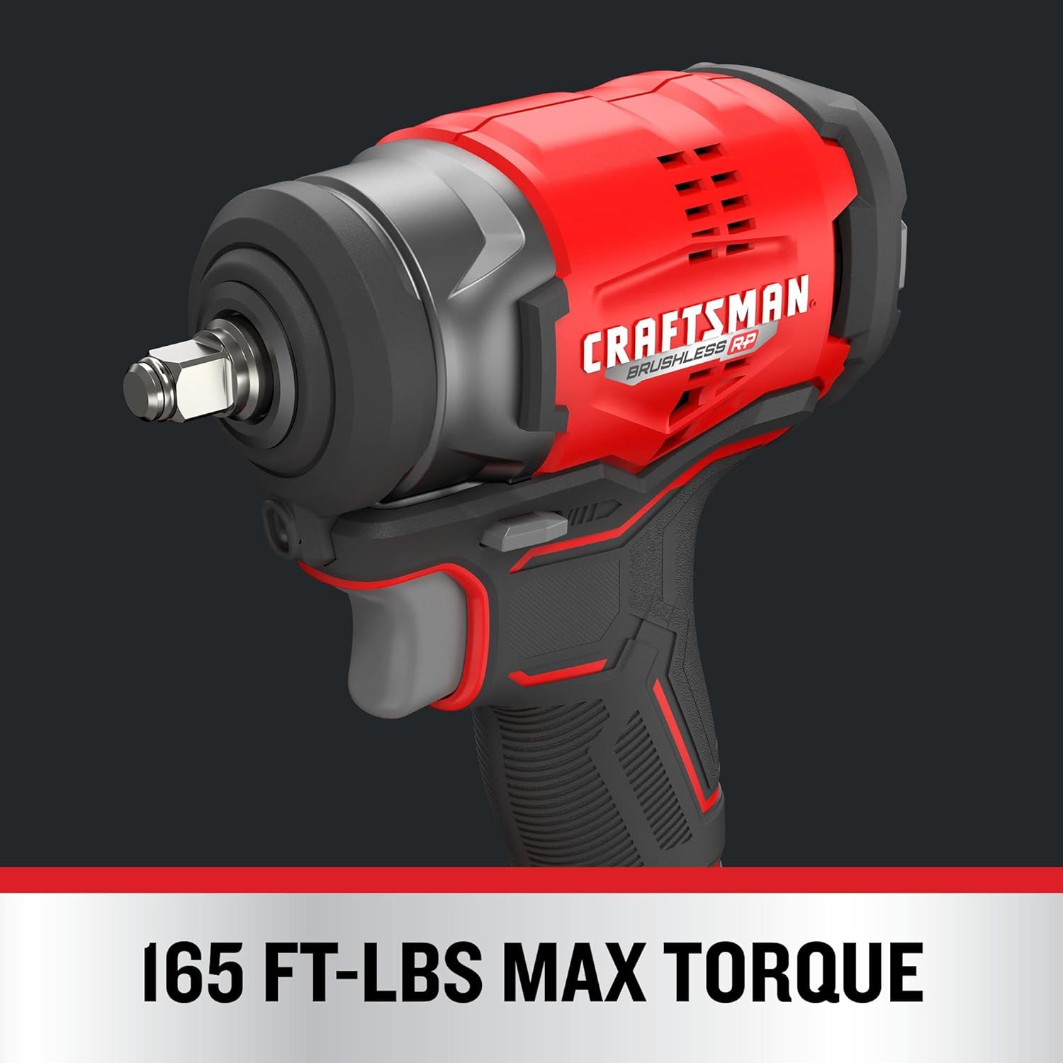 CRAFTSMAN V20 RP Cordless Impact Wrench, 3 8 inch Drive, Bare Tool Only (CMCF911B)0
