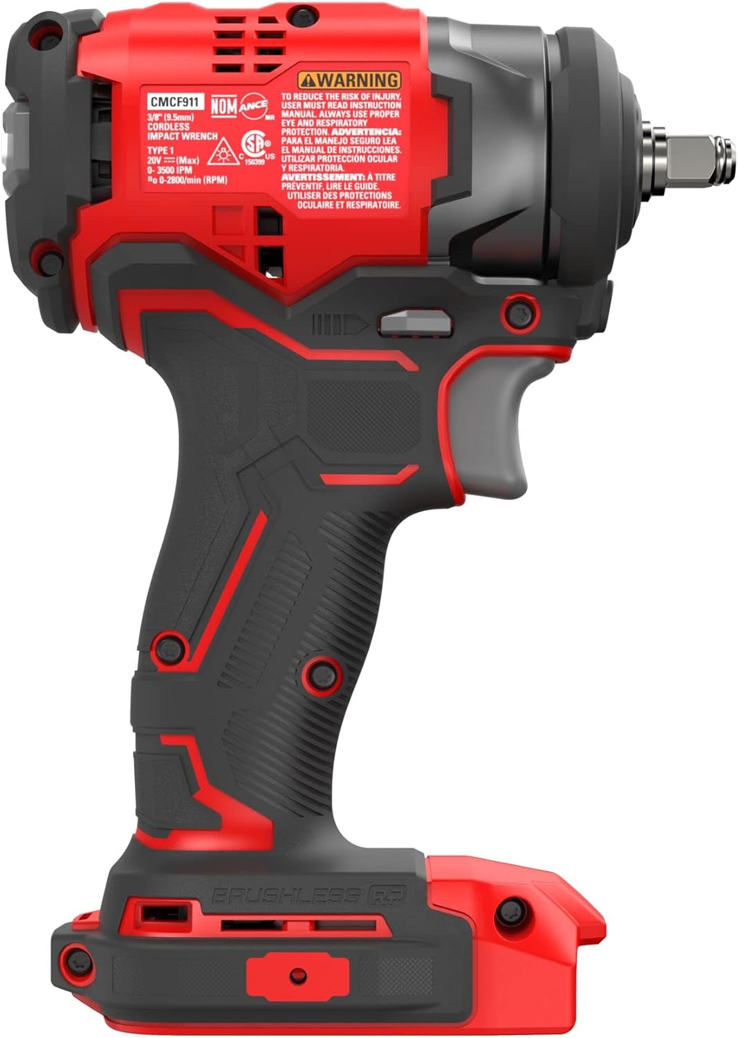 CRAFTSMAN V20 RP Cordless Impact Wrench, 3 8 inch Drive, Bare Tool Only (CMCF911B)9