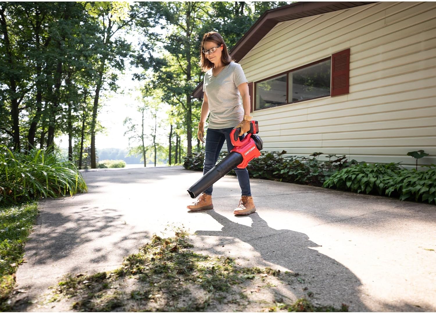 CRAFTSMAN V20 RP Cordless Leaf Blower, Up to 110 MPH Power, Brushless Motor, 5.0Ah Battery & Charger Included (CMCBL730P1)9