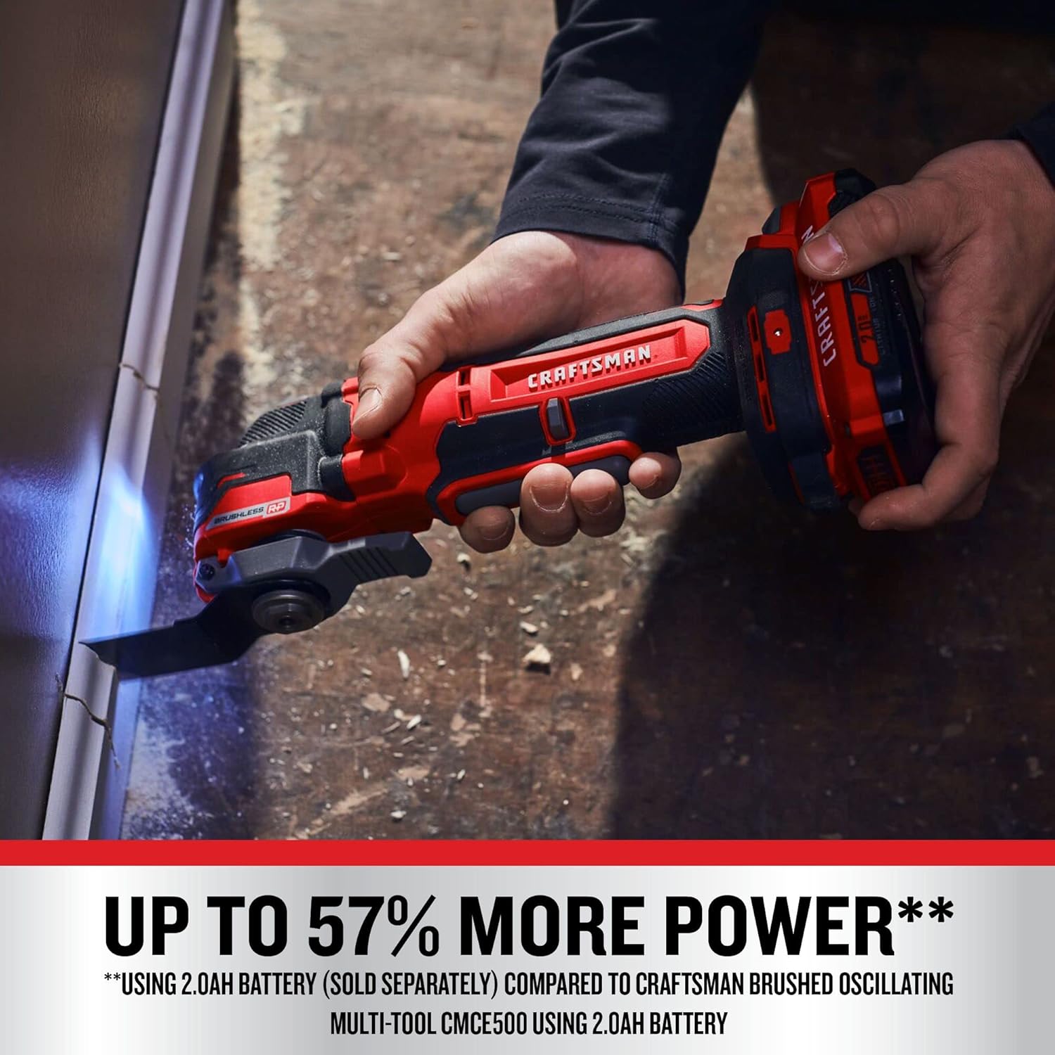 CRAFTSMAN V20 RP Cordless Multi-Tool, Oscillating Tool, up to 19,000 OPM, Bare Tool Only (CMCE565B)2