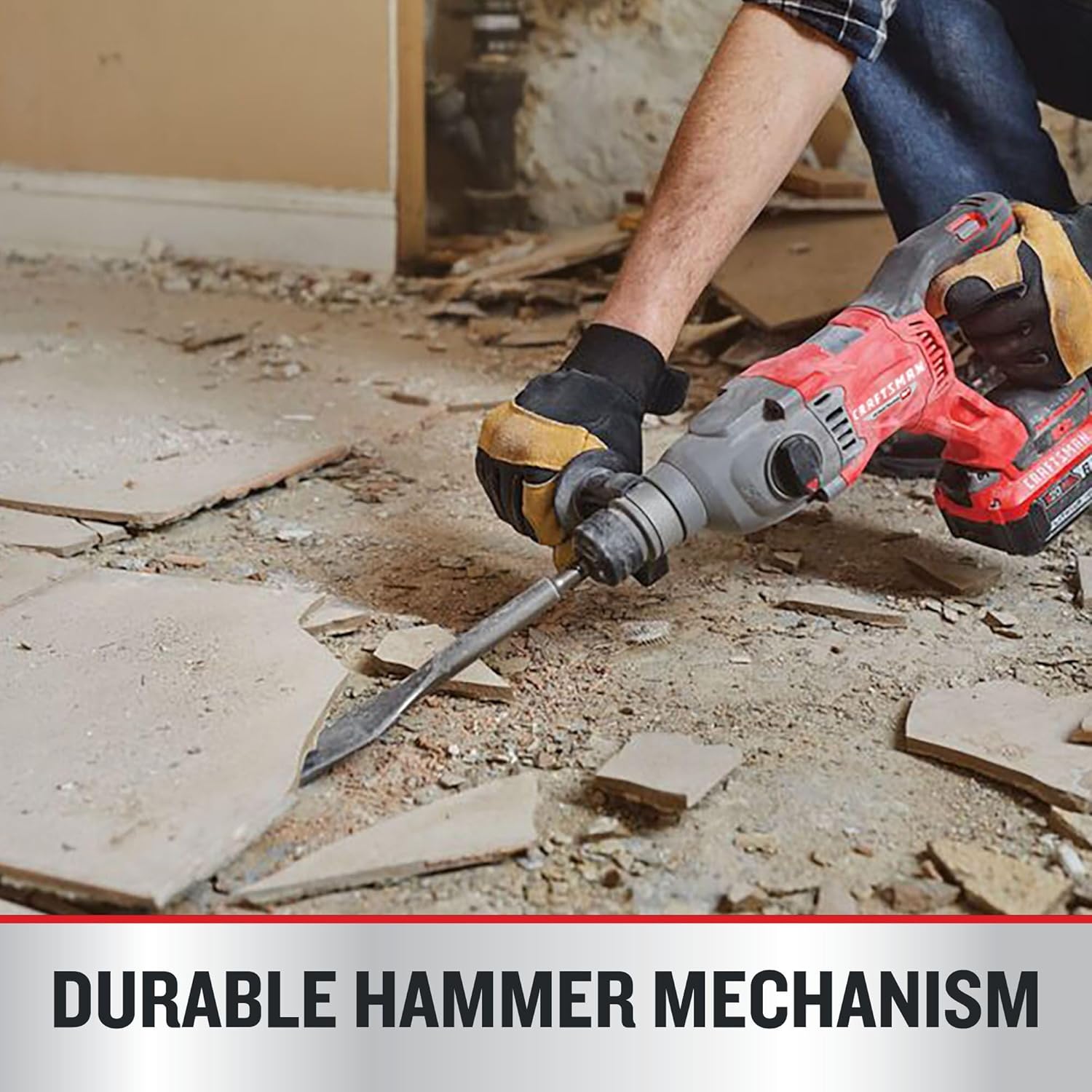 CRAFTSMAN V20 RP SDS Rotary Hammer Drill, Cordless, 7 8 inch, 2 Joules, Bare Tool Only (CMCH234B)6