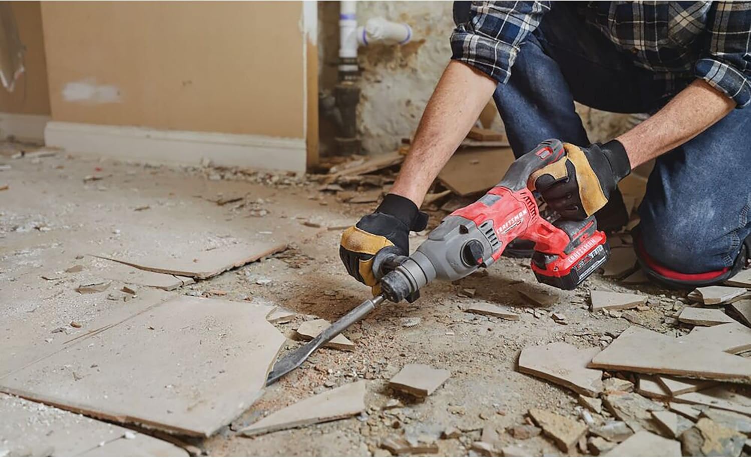 CRAFTSMAN V20 RP SDS Rotary Hammer Drill, Cordless, 7 8 inch, 2 Joules, Bare Tool Only (CMCH234B)8